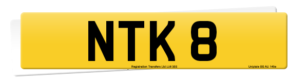 Registration number NTK 8